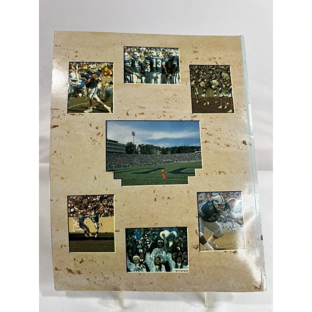 Duke 1990 Football Media Guide NCAA Vintage Sports Americana Program Book